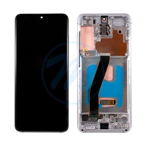 (Generic) Samsung S20 5G (with Frame) Replacement Part - Cloud White