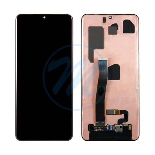 (Refurbished) Samsung S20 Ultra 5G without Frame Replacement Part - Cosmic Black
