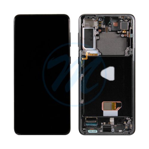 (Generic) Samsung S21 Plus 5G (with Frame) Replacement Part - Phantom Black
