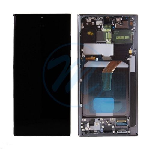 (Generic) Samsung S22 Ultra 5G (with Frame) Replacement Part - Phantom Black