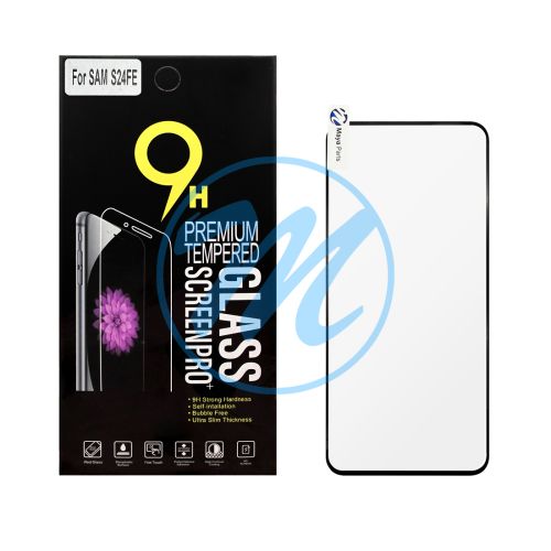 Samsung S24 FE Tempered Glass Screen Protector - Black