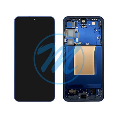 (Refurbished) Samsung S25 (with Frame) Replacement Part - Navy Blue