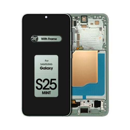 (TFT) Samsung S25 5G (with Frame) Replacement Part - Mint