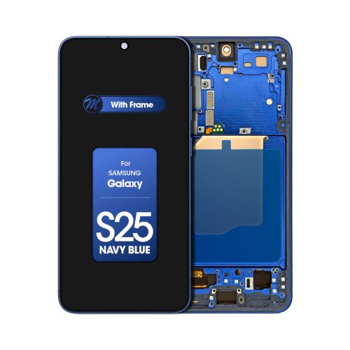 (TFT) Samsung S25 5G (with Frame) Replacement Part - Navy Blue