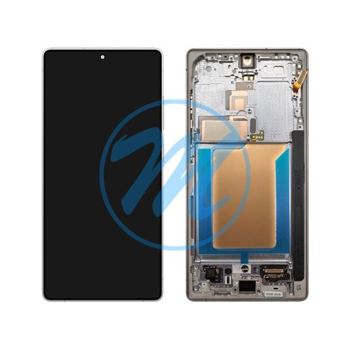 (Generic) Samsung S25 Ultra 5G (with Frame) Replacement Part - Titanium White Silver