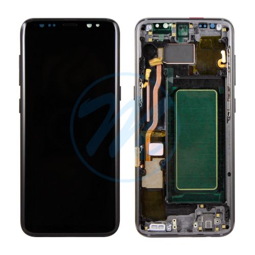 (TFT) Samsung S8 (with Frame) Replacement Part - Midnight Black