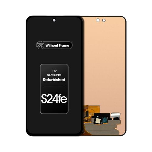 (Refurbished) Samsung S24 FE without Frame Replacement Part - Black