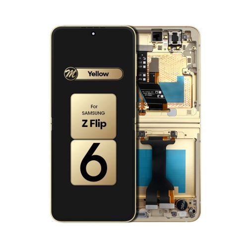 (Generic) Samsung Z Flip 6 5G F741 OLED (with Frame) Replacement Part - Yellow