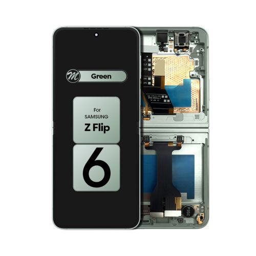 (Generic) Samsung Z Flip 6 5G F741 OLED (with Frame) Replacement Part - Mint
