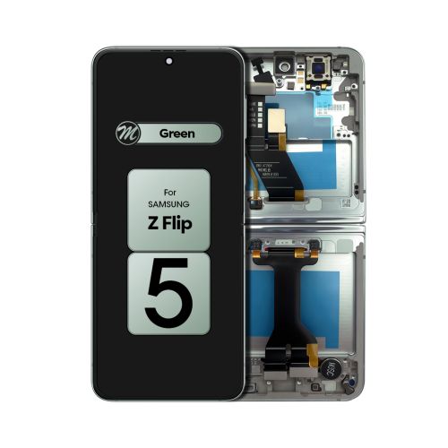 (Generic) Samsung Z Flip 5 5G F731 OLED (with Frame) Replacement Part - Mint