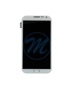 Samsung Note 2 without Frame Replacement Part - White (NO LOGO)