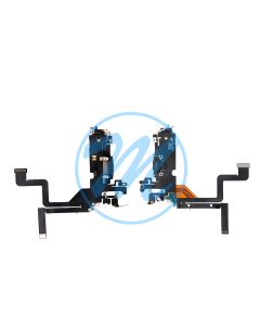 iPhone 14 Pro Charging Port with Flex Cable Replacement Part - Gold