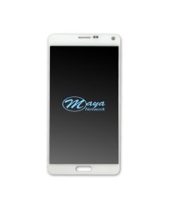 (Refurbished) Samsung Note 4 without Frame Replacement Part - White (NO LOGO)