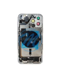 iPhone 13 Pro Max Back Housing with Small Parts - Silver (NO LOGO)