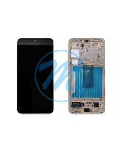 Samsung S23 5G (with Frame) Replacement Part - Cream