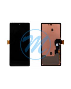 Google Pixel 6a OLED with Frame Replacement Part - Black