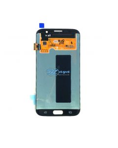 (Refurbished) Samsung S7 Edge  without Frame Replacement Part - Black (NO LOGO)