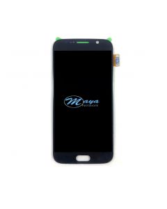 (Refurbished) Samsung S6  without Frame Replacement Part - Blue (NO LOGO)