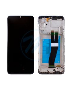 Samsung A02S (2020- US Version) A025 LCD (with Frame) Replacement Part - Black