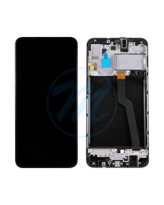 Samsung A10 (2019) A105 LCD Dual Sim (with Frame) Replacement Part - Black