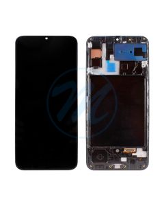 Samsung A30S (2019) A307 LCD (with Frame) Replacement Part - Black