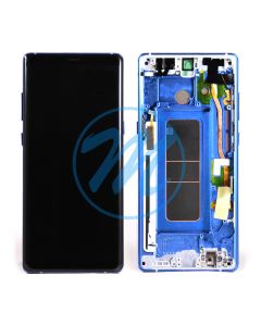 Samsung Note 8 (with Frame) Replacement Part - Blue (NO LOGO)