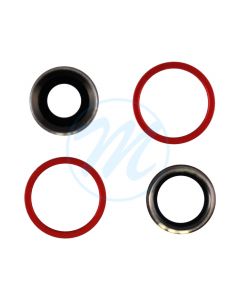 iPhone 11 Rear Camera Cover and Lens Replacement Part - Red