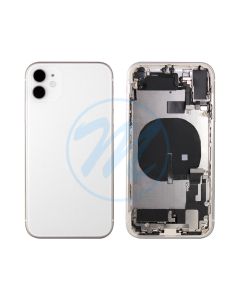 iPhone 11 Back Housing with Small Parts - White (NO LOGO)
