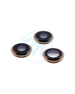 iPhone 11 Pro/Pro Max Rear Camera Cover and Lens Replacement Part - Gold (Set of 3)