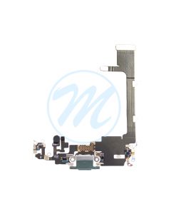 iPhone 11 Pro Charging Port with Flex Cable Replacement Part - Green (Soldering Required)