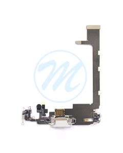 iPhone 11 Pro Max Charging Port with Flex Cable Replacement Part - Gray (Soldering Required)