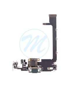 iPhone 11 Pro Max Charging Port with Flex Cable Replacement Part - Green (No Soldering Required)
