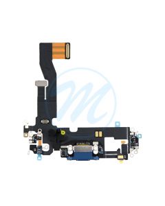 iPhone 12 Charging Port with Flex Cable Replacement Part - Blue