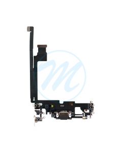 iPhone 12 Pro Max Charging Port with Flex Cable Replacement Part - Black