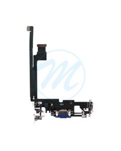 iPhone 12 Pro Max Charging Port with Flex Cable Replacement Part - Blue