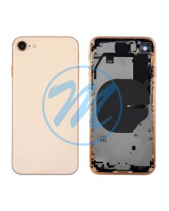 iPhone 8 Back Housing with Small Parts - Gold (NO LOGO)