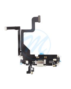 iPhone 13 Pro Charging Port with Flex Cable Replacement Part - Silver