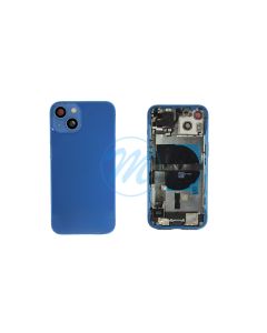 iPhone 13 Back Housing with Small Parts - Blue (NO LOGO)
