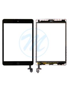 iPad Mini 1/iPad Mini 2 (HQC) Digitizer IC + CameraPlate with Home Button - Black