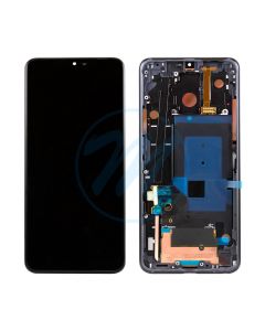 LG G7 ThinQ LCD (with Frame) Replacement Part - Aurora Black