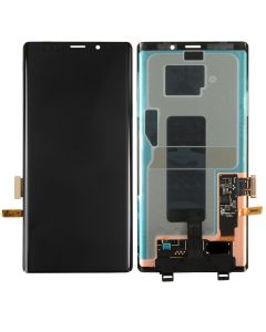 (Refurbished) Samsung Note 9 without Frame Replacement Part - Black