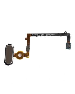 Samsung S6 Edge Home Button with Flex Cable - Black