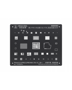 QianLi Reballing Black Stencil for iPhone 11/11 Pro/11 Pro Max