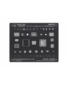 QianLi Reballing Black Stencil for iPhone XS/XS Max/XR