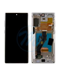 (Refurbished) Samsung Note 10 (with Frame) Replacement Part - Aura White