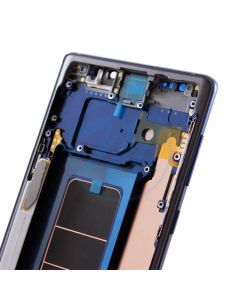 (Refurbished) Samsung Note 9 (with) Frame Replacement Part - Ocean Blue