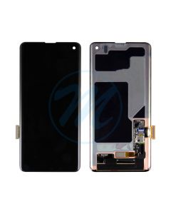 Samsung S10 without Frame Replacement Part - Black (No Logo)
