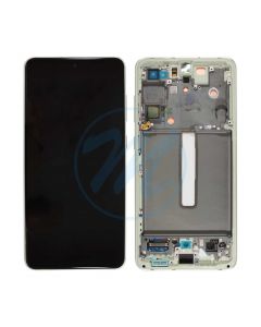 Samsung S21 FE (with Frame) Replacement Part - Olive