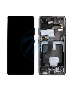 Samsung S21 Ultra 5G (with Frame) Replacement Part - Phantom Black
