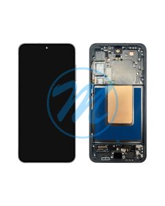 (Refurbished) Samsung S24 Plus (with Frame) Replacement Part - Onyx Black